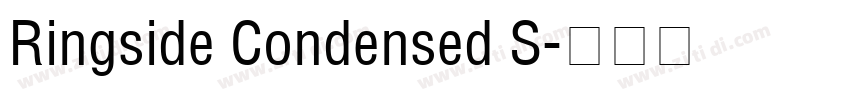 Ringside Condensed S字体转换